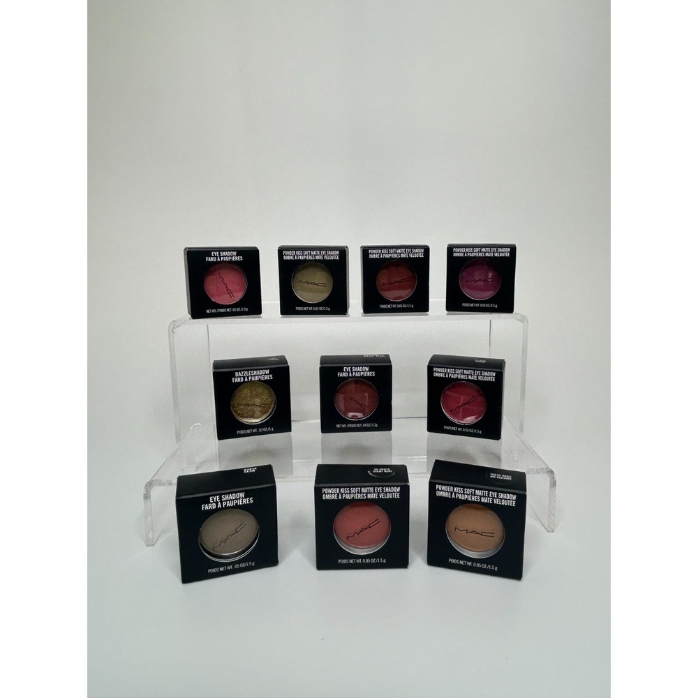 Lot Of 10 MAC Powder Kiss Soft Matte Eye Shadows